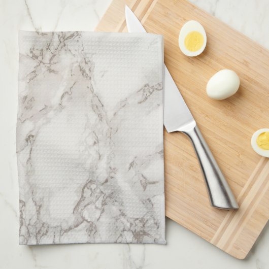 Beige marmer theedoek (Quarter Fold)