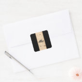 beige marmeren Sticker (Envelop)