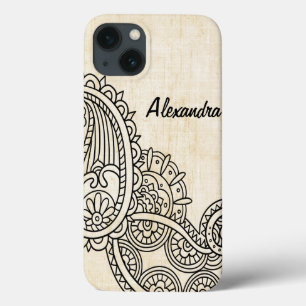 Beige Mehndi Motif iPad Mini Case