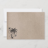 Beige Mexico Passport Bedankkaart (Achterkant)