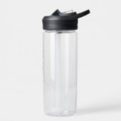 Beige Minimale Matig Monogram Initiaal Waterfles (Links)