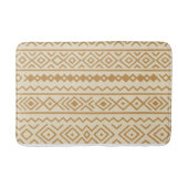 Beige Modern Boho Bath Mat (Voorkant)