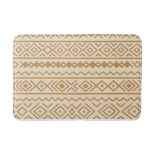 Beige Modern Boho Bath Mat (Voorkant)