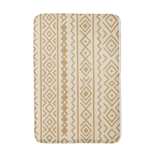 Beige Modern Boho Bath Mat (Voorkant Verticaal)