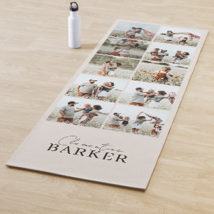 Beige moderne minimale elegante multi fotocollage yogamat