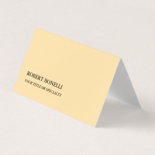 Beige moderne stijlvolle minimalistische unieke visitekaartjes