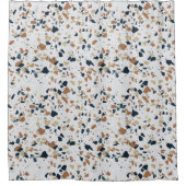 Beige Mozaïek Douchegordijn (Voorkant)