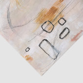 Beige neutraal abstract kunststofpapier tissuepapier (Detail)