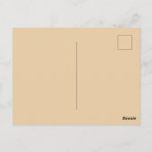 Beige New York Briefkaart (Achterkant)