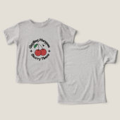 Beige Noir Rouge Simple Cerise Retro (Design Recto & Verso)