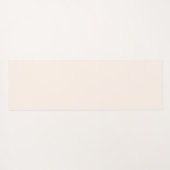 Beige-Oranje yogapose en aangepaste naam Yogamat (Achterkant (horizontaal))