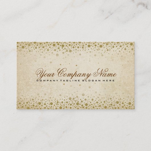 beige papieren achtergrond visitekaartje (Voorkant)