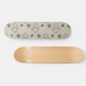 Beige patchwork skateboard (Horizontaal)
