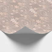 Beige patroon cadeaupapier (Hoek)
