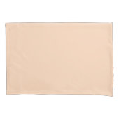 Beige peach kussensloop (Voorkant)