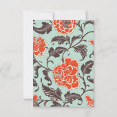 BEIGE PEONY FOTO CHINOISERIE BEDANKKAART (Achterkant)