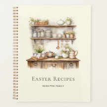 Beige Personalized Easter Recipes