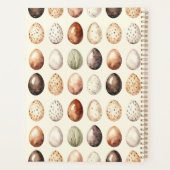 Beige Personalized Easter Recipes Planner (Achterkant)
