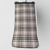 Beige Plaid Golfheadcover (Draai 90)