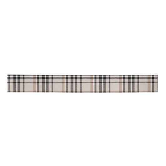 Beige Plaid Lint (Voorkant)