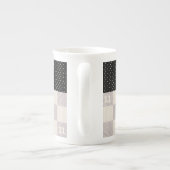 Beige Porselein Mok (Achterkant)