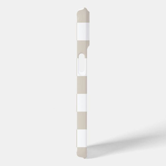 Beige Retro-controle Case-Mate iPhone Case (Achterkant / Rechts)