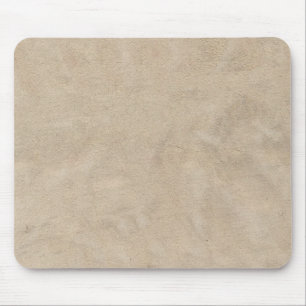 Beige Retro Custom Suede Muismat
