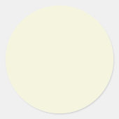 Beige Ronde Sticker (Voorkant)
