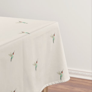 Beige roofvogels tafelkleed