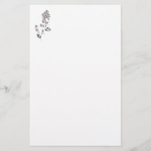 Beige roos briefpapier