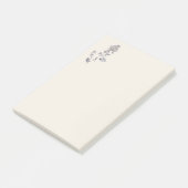 Beige roos post-it® notes (Schuin)
