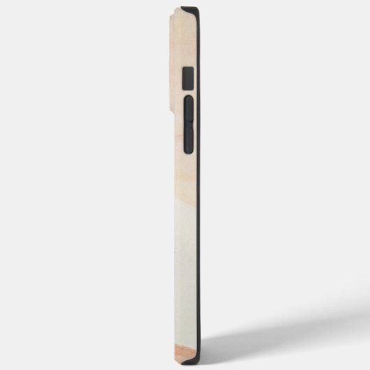 Beige roze pasta Case-Mate iPhone case (Achterkant / Links)