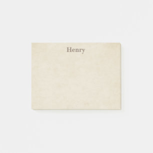 Beige Schrijver uit de klassieke oudheid Post-it® Notes