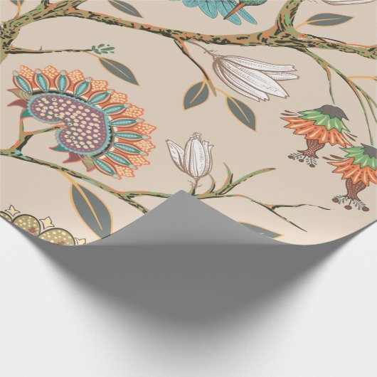 Beige seamless pattern with stylized flowers and b cadeaupapier (Hoek)
