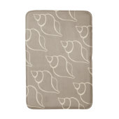 Beige Shells Bath Mat (Voorkant Verticaal)