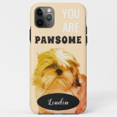 Beige Shih Tzu iPhone 11 Pro Max Coque (Dos)