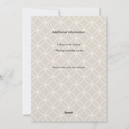 Beige Shippo Editable Invitation Template (Dos)