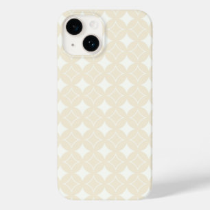 Beige shippo-patroon Case-Mate iPhone 14 hoesje