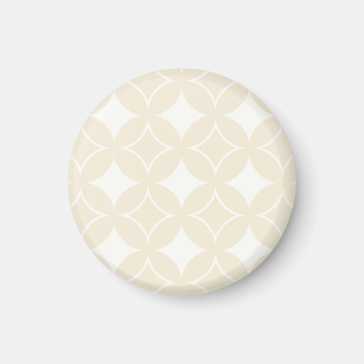 Beige shippo-patroon magneet (Voorkant)