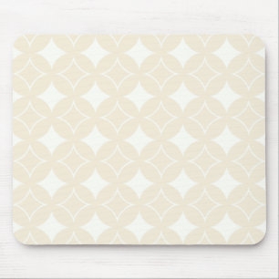 Beige shippo-patroon muismat
