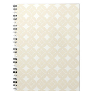 Beige shippo-patroon notitieboek