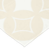 Beige shippo-patroon tafelkleed (Gekanteld)