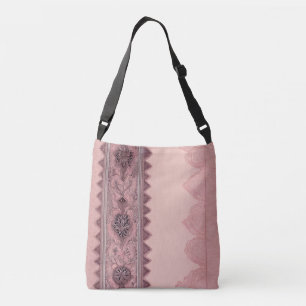 Beige & Sided AI-kunst  Crossbody Tas