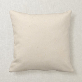 Beige Solid Pillow Kussen