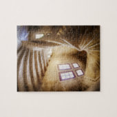 Beige spirl trap, Frankrijk Legpuzzel (Horizontaal)