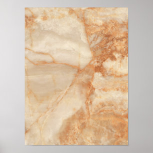 Beige steen textuur poster