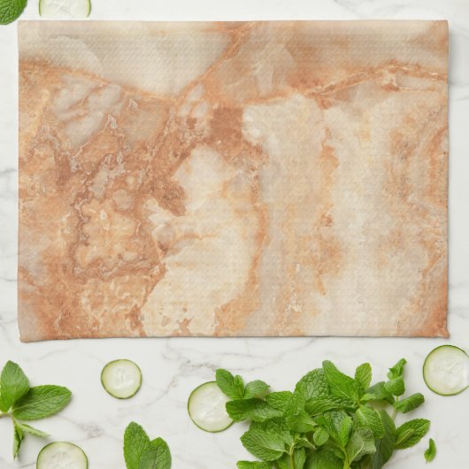 Beige steen textuur  theedoek (Gevouwen)