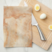 Beige steen textuur  theedoek (Quarter Fold)