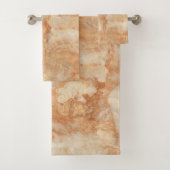 Beige steentextuur bad handdoek (Insitu)