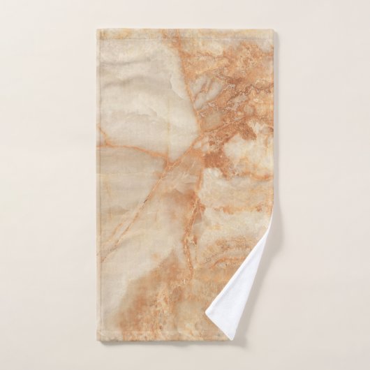 Beige steentextuur bad handdoek (Handdoek)